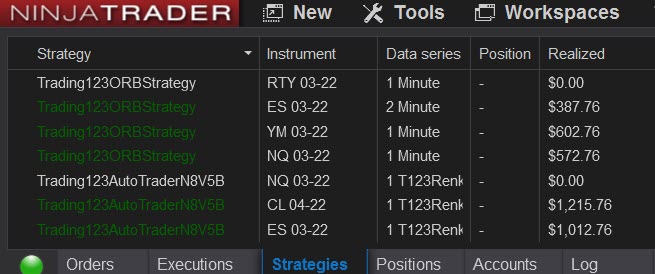 AutoTrader NinjaTrader 8 7