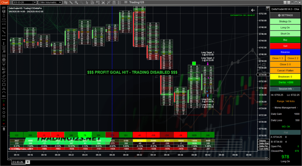 Order Flow Trading Strategy Ninjatrader 8